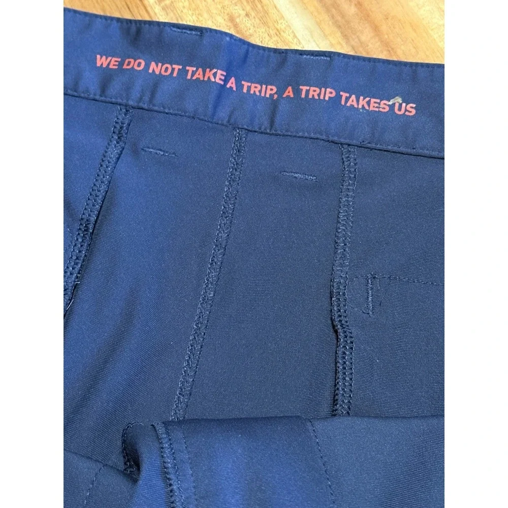 Rhone Commuter Pants Mens 40 Navy Classic Fit Flex Knit Performance Stretch Golf